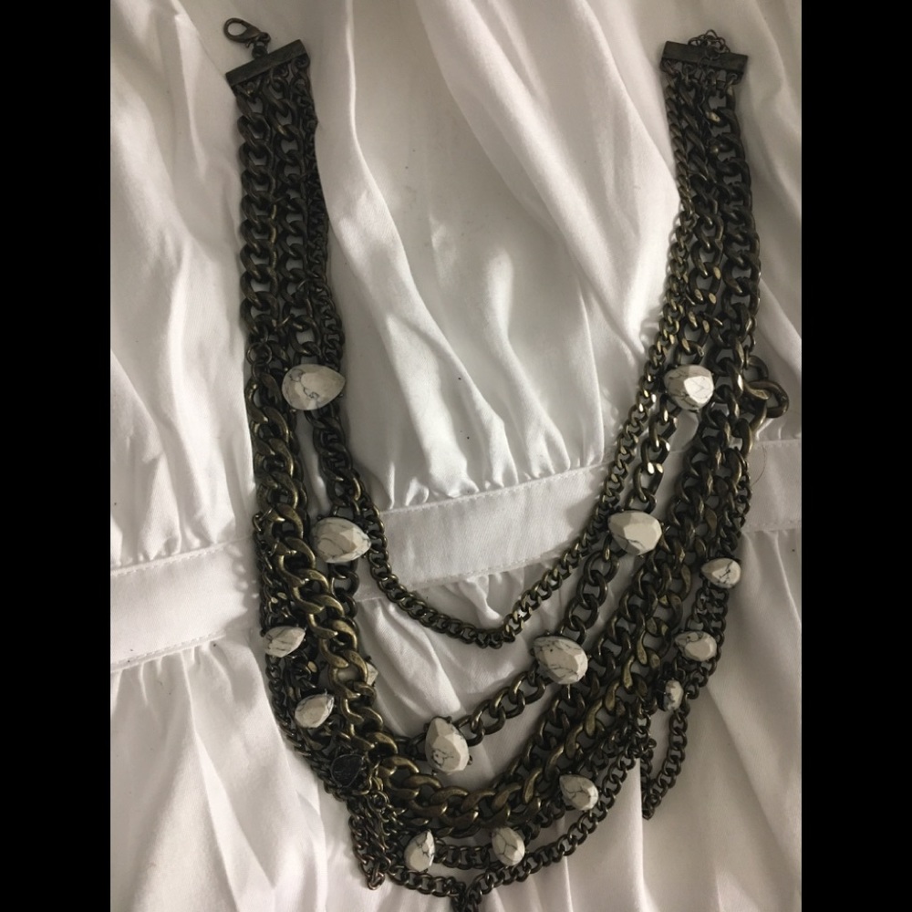Stone Chain Necklace